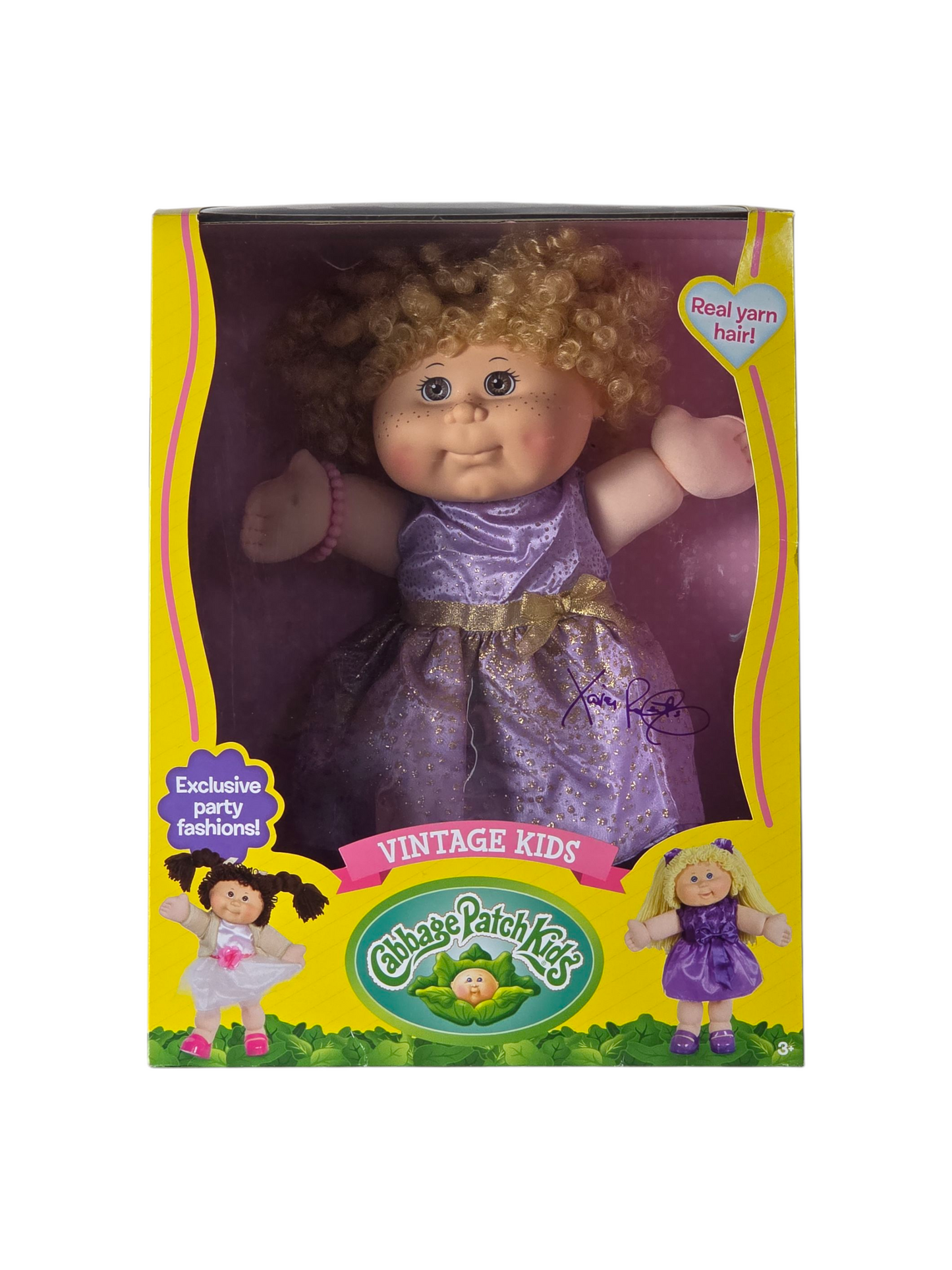 Cabbage Patch Kids Vintage Kids 14"- Purple Dress