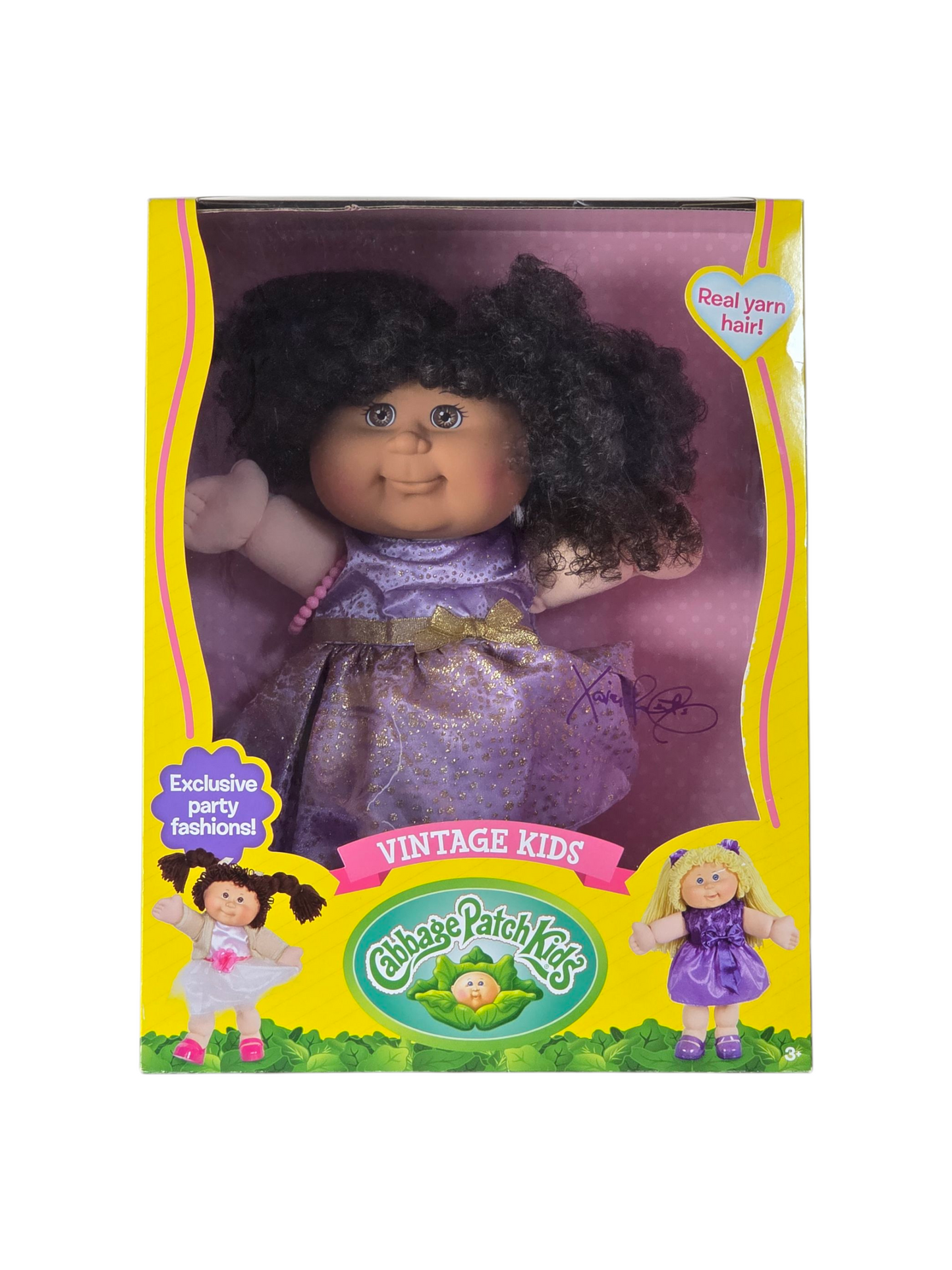 Cabbage Patch Kids Vintage Kids 14"- Purple Dress