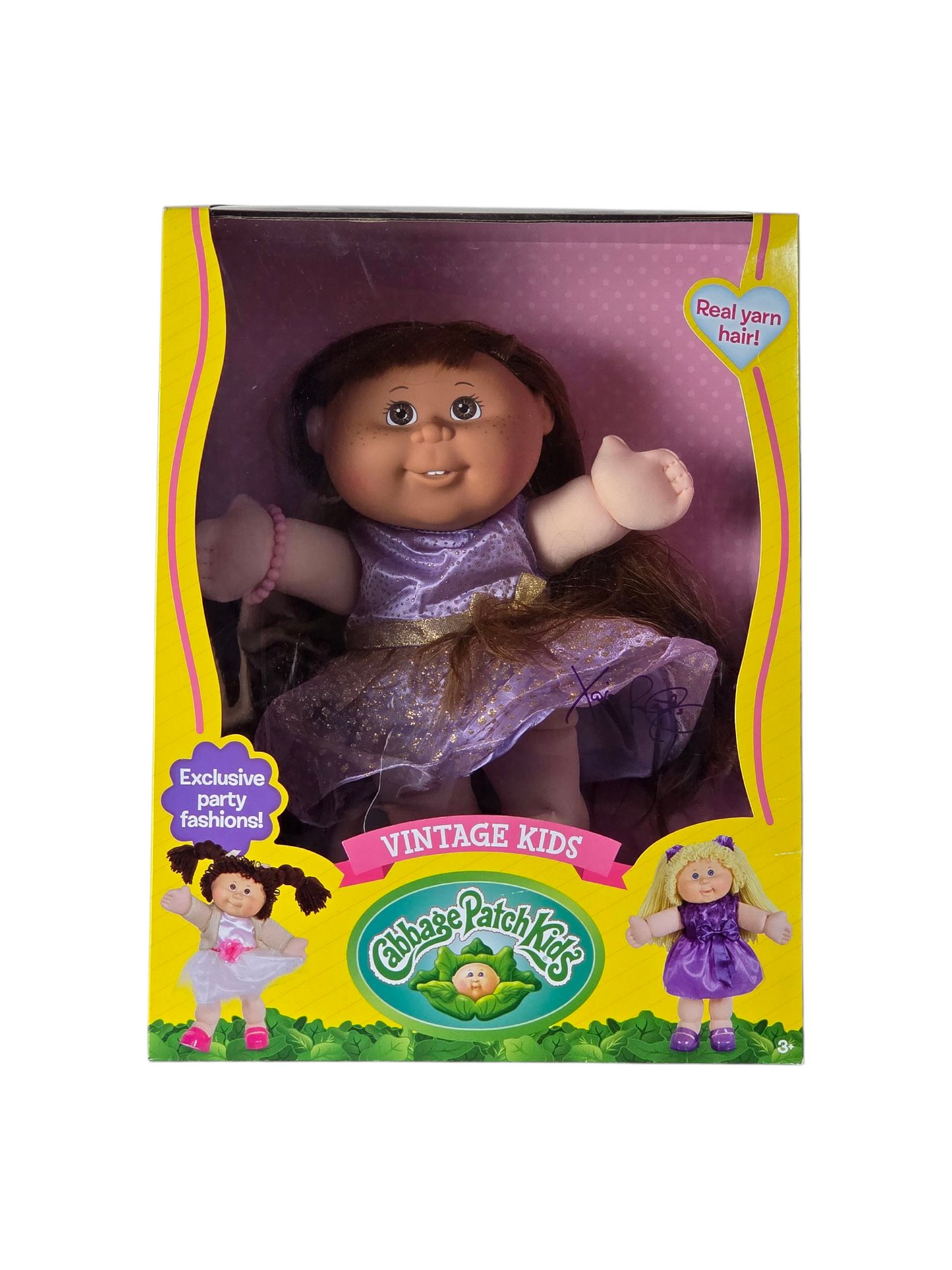 Cabbage Patch Kids Vintage Kids 14"- Purple Dress