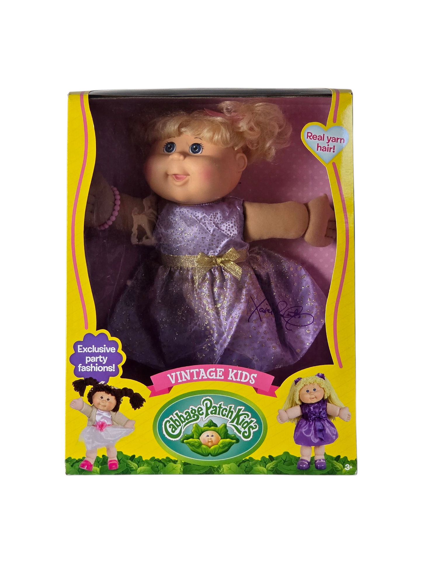 Cabbage Patch Kids Vintage Kids 14"- Purple Dress