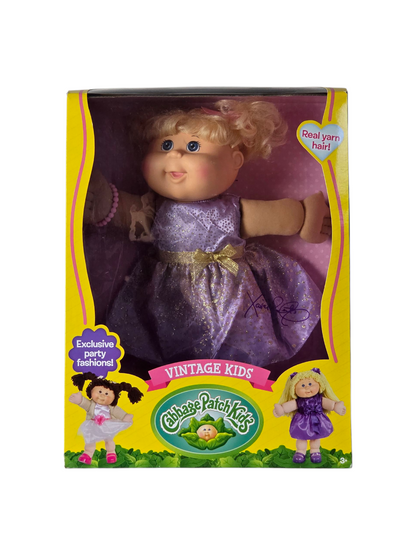 Cabbage Patch Kids Vintage Kids 14"- Purple Dress