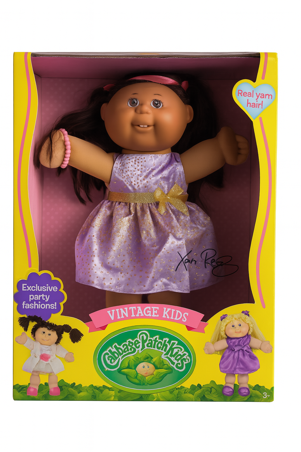 Cabbage Patch Kids Vintage Kids 16"- Purple Dress