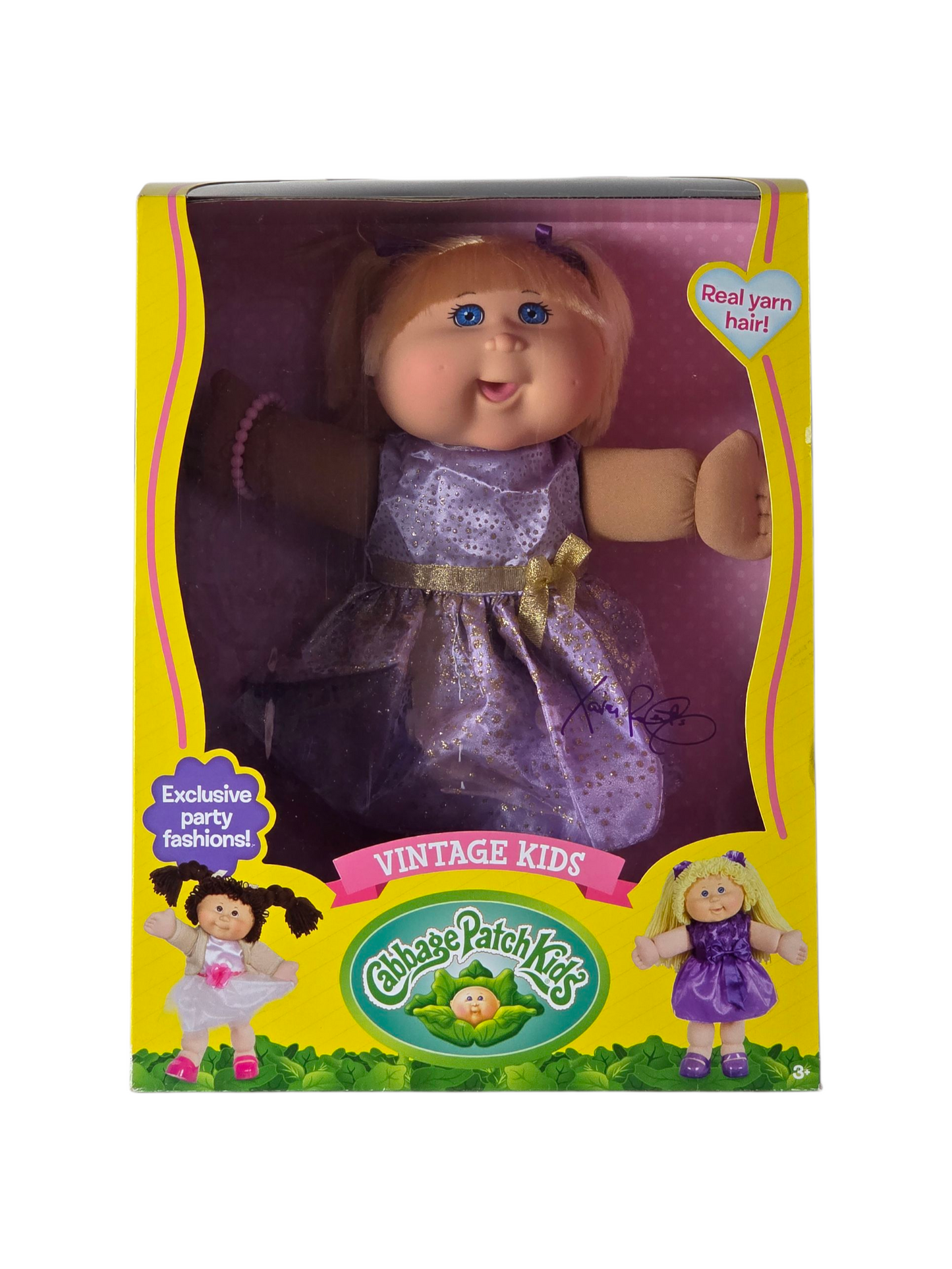Cabbage Patch Kids Vintage Kids 14"- Purple Dress
