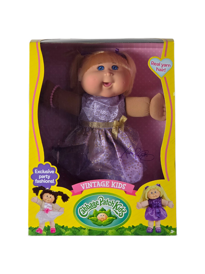 Cabbage Patch Kids Vintage Kids 14"- Purple Dress