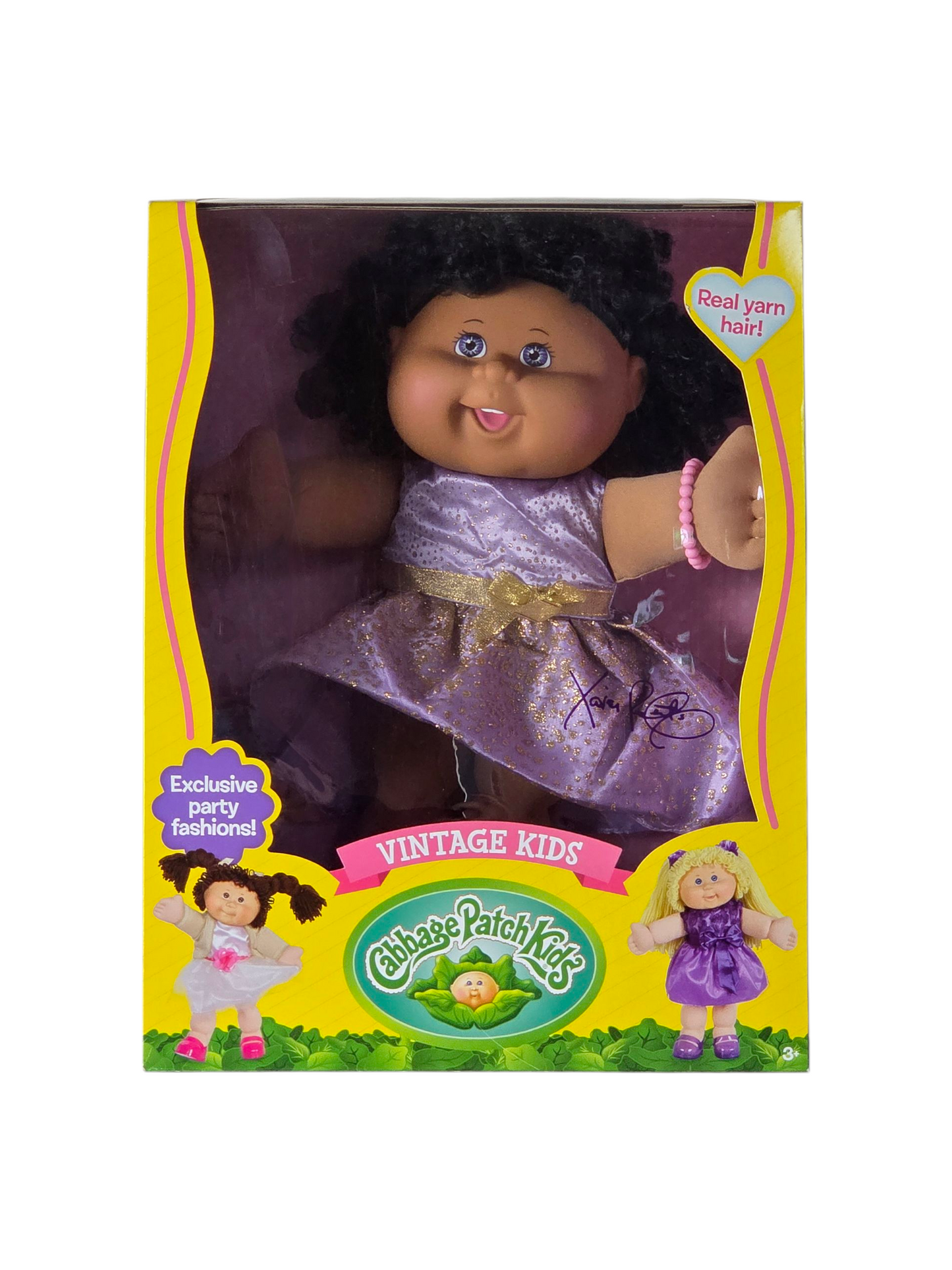 Cabbage Patch Kids Vintage Kids 14"- Purple Dress