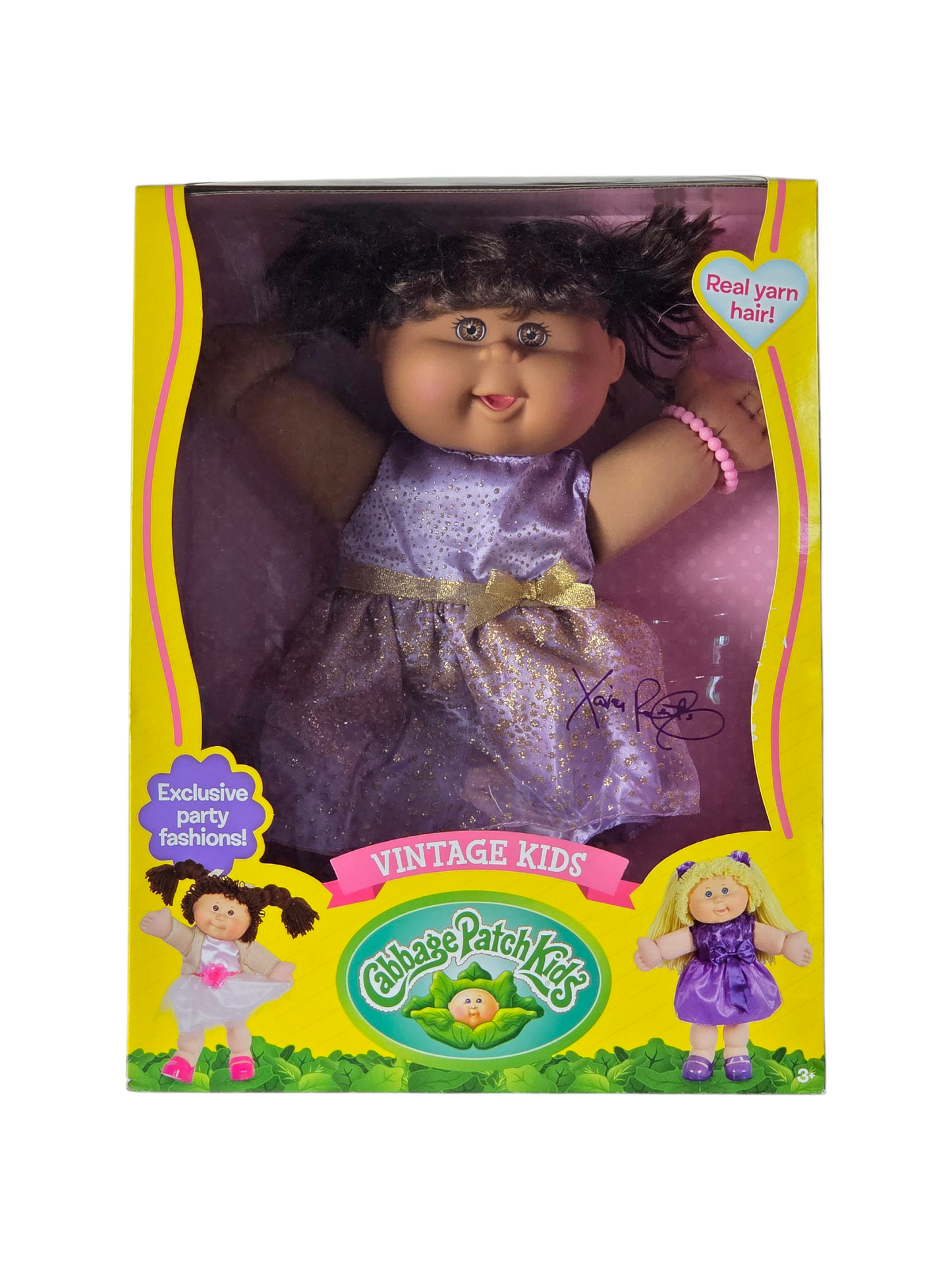 Cabbage Patch Kids Vintage Kids 14"- Purple Dress