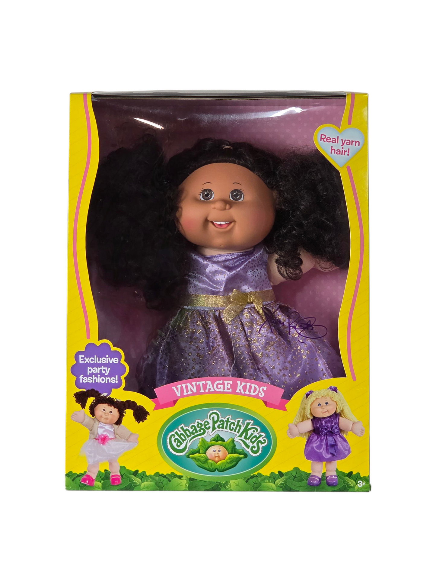 Cabbage Patch Kids Vintage Kids 14"- Purple Dress