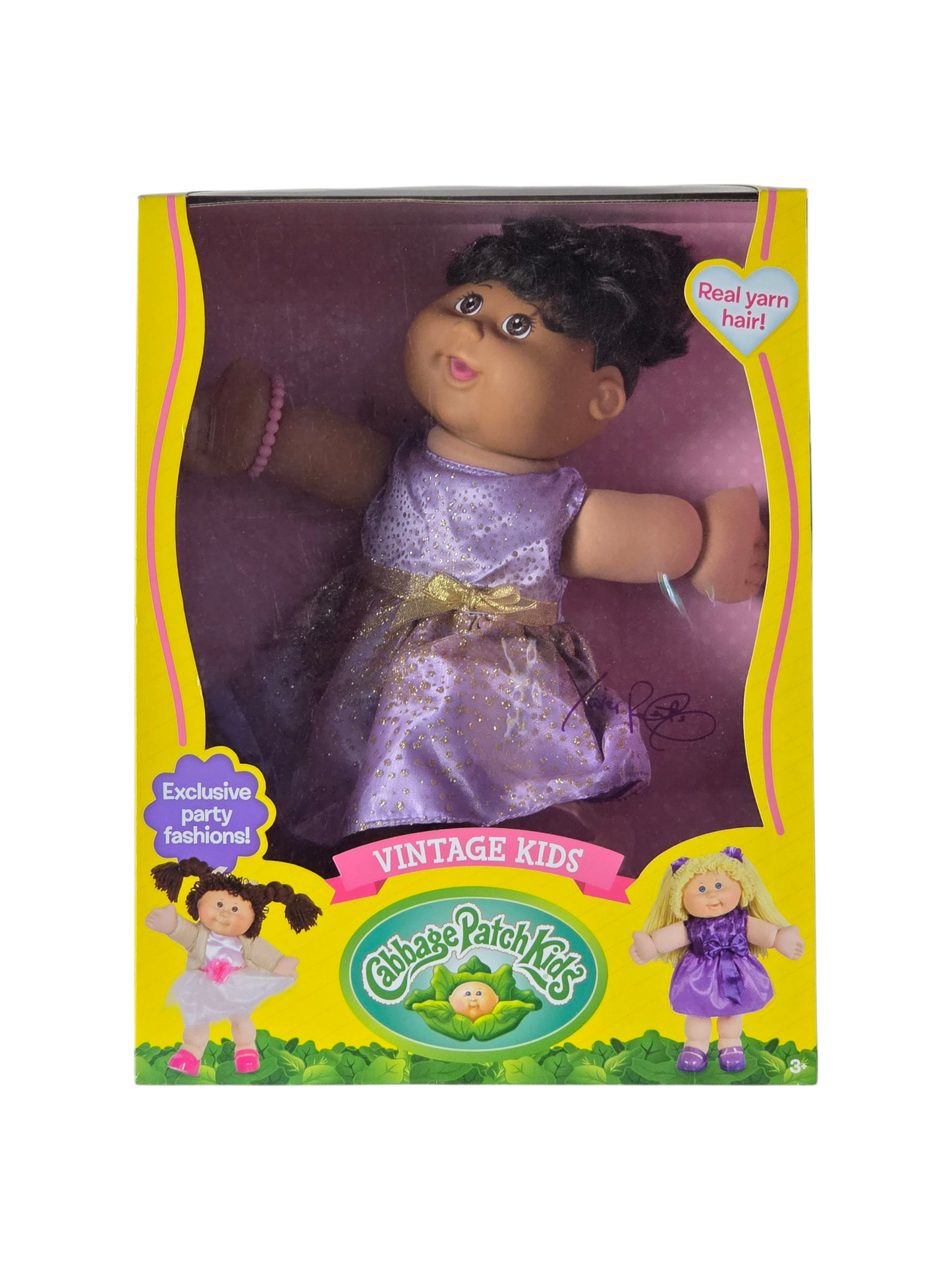 Cabbage Patch Kids Vintage Kids 14"- Purple Dress