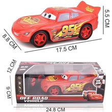 Cars Lightning Mcqueen Remote Control Toy Size