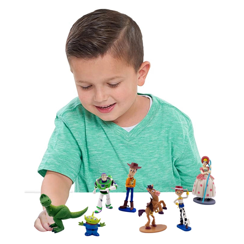 Child playing with Figurines 