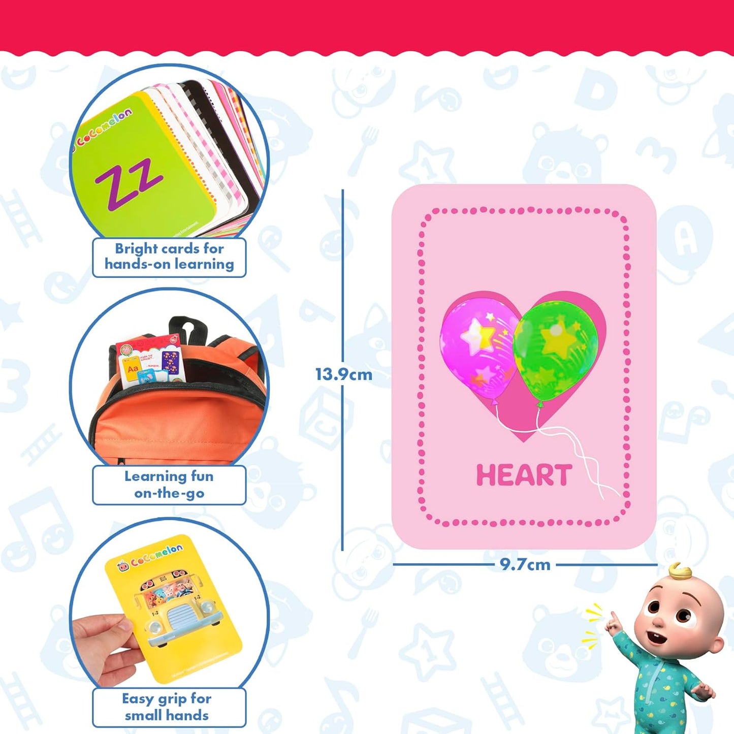 Cocomelon My First Cards - Learning Cards