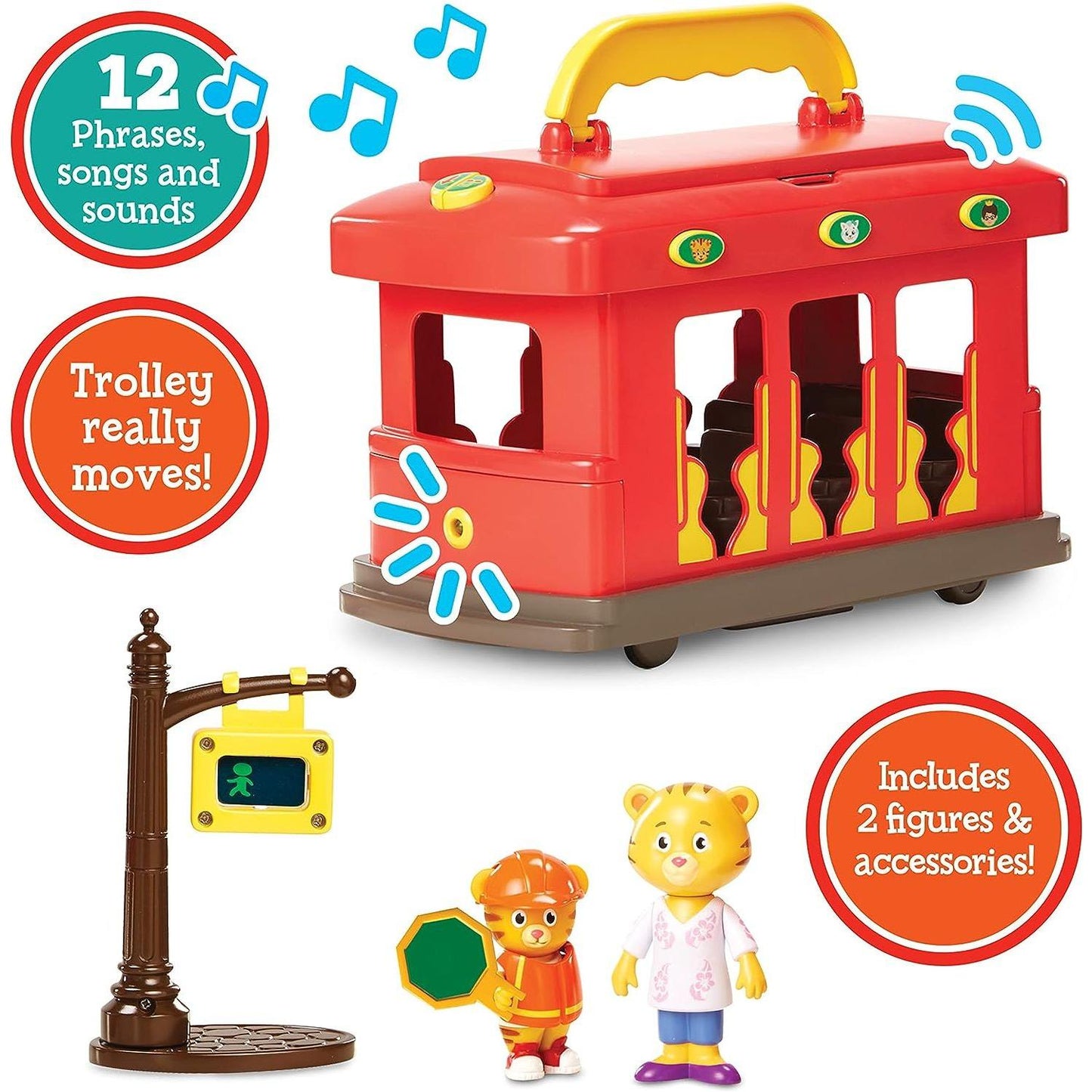 Daniel Tiger's Neighborhood Deluxe Electronic Trolley