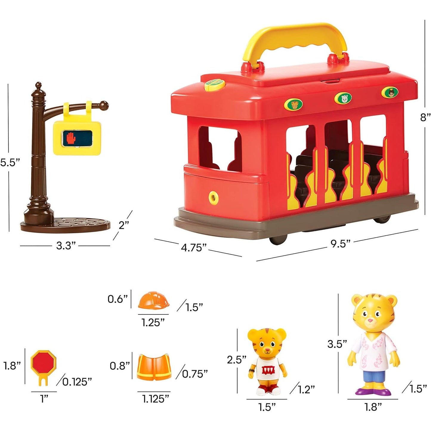 Daniel Tiger's Neighborhood Deluxe Electronic Trolley