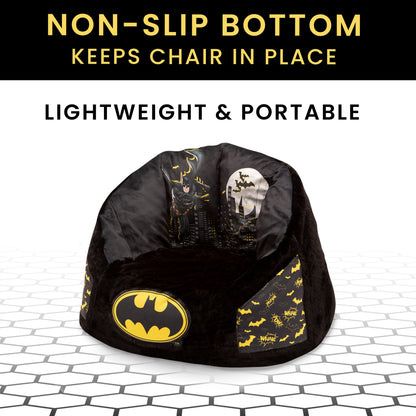 Delta Batman Kids Fluffy Upholstered Chair | Ages 2+