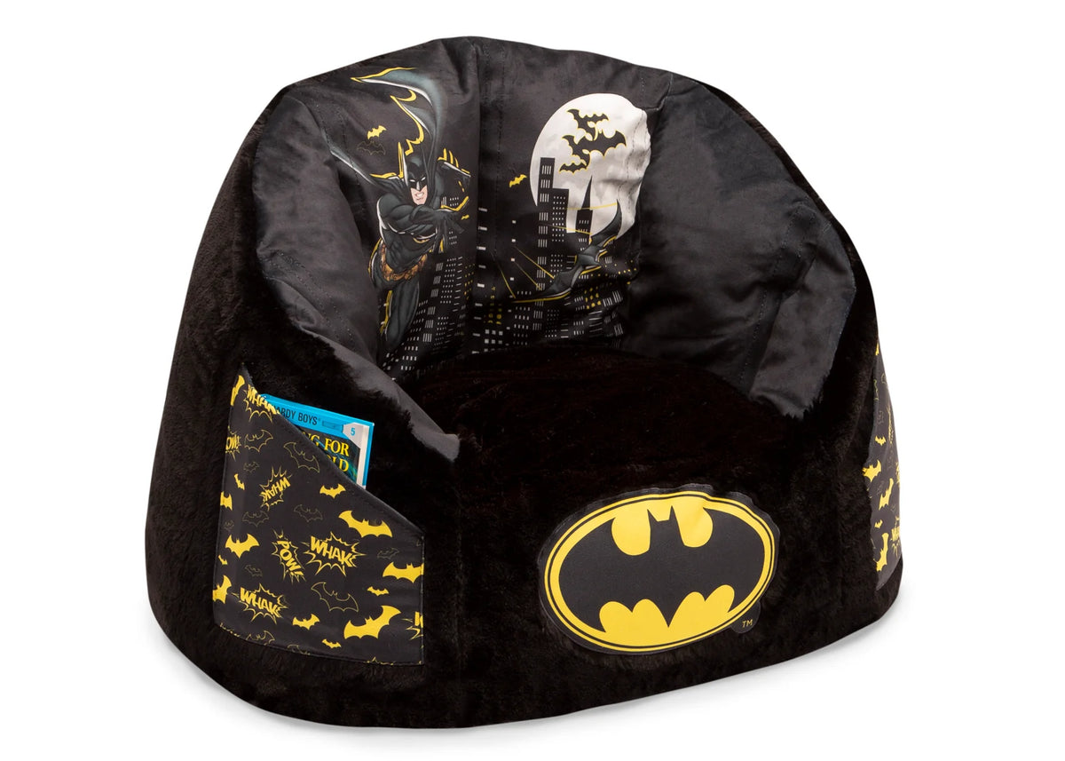 Delta Batman Kids Fluffy Upholstered Chair | Ages 2+