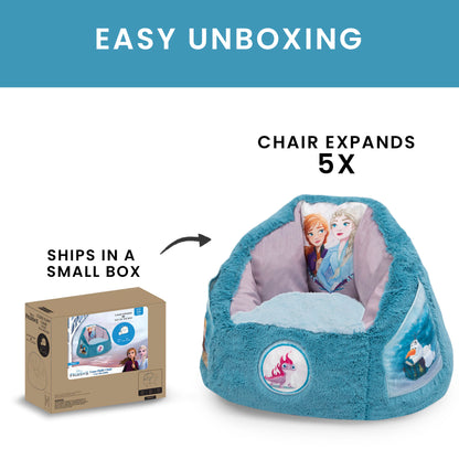 Delta Disney Frozen Kids Fluffy Upholstered Chair | Ages 2+