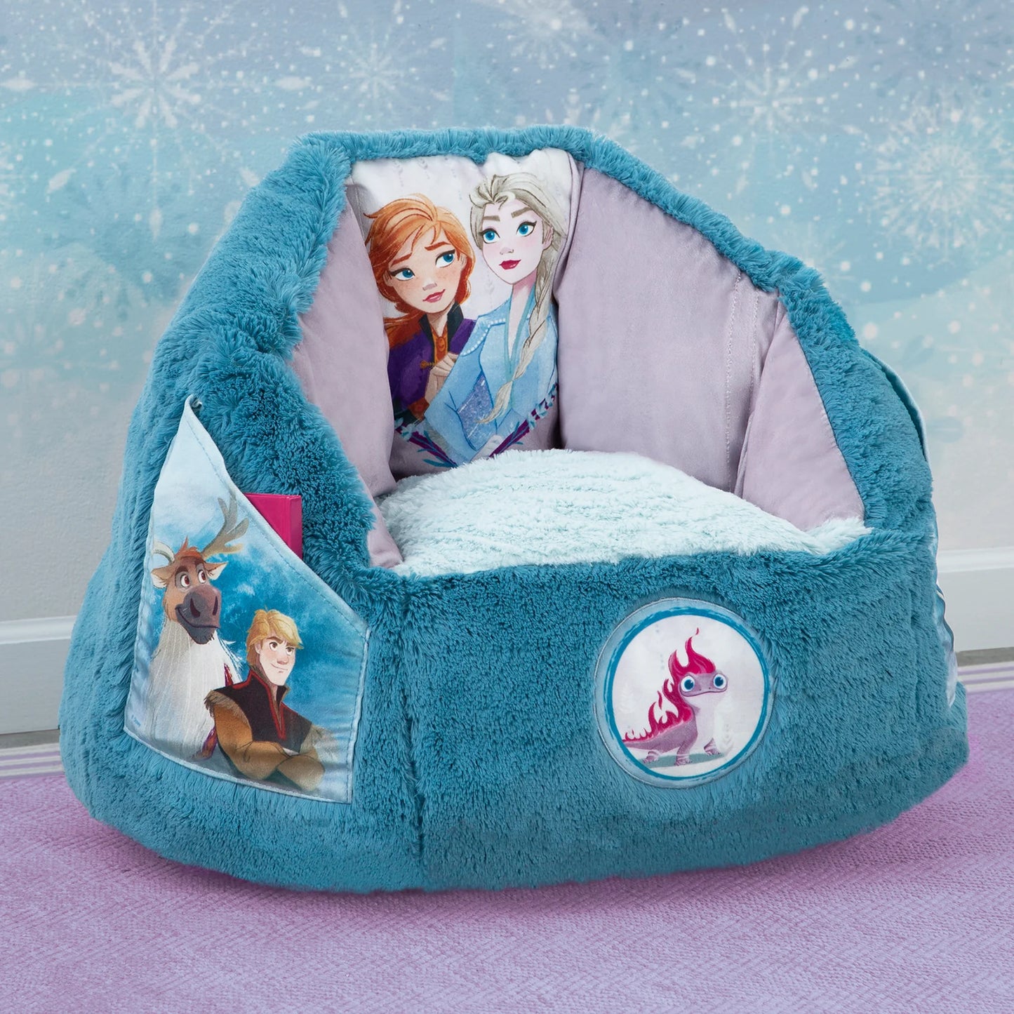 Delta Disney Frozen Kids Fluffy Upholstered Chair | Ages 2+