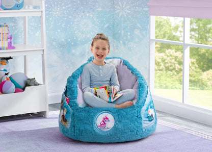 Delta Disney Frozen Kids Fluffy Upholstered Chair | Ages 2+