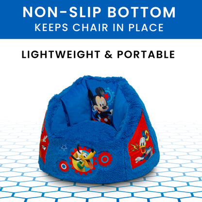Delta Disney Mickey Mouse Kids Fluffy Upholstered Chair | Ages 2+