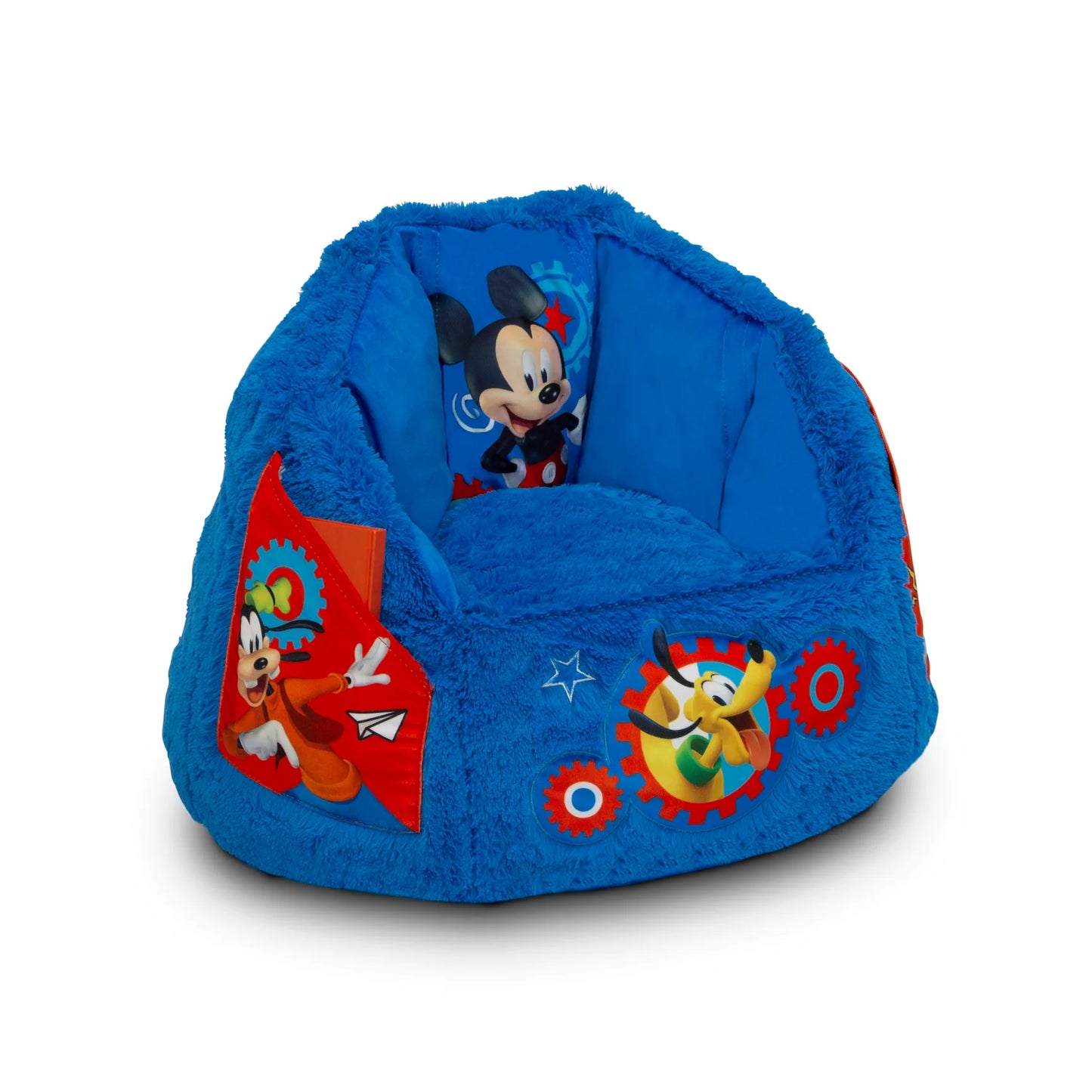 Delta Disney Mickey Mouse Kids Fluffy Upholstered Chair | Ages 2+