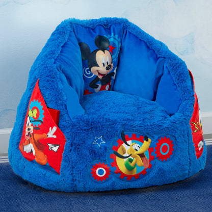 Delta Disney Mickey Mouse Kids Fluffy Upholstered Chair | Ages 2+