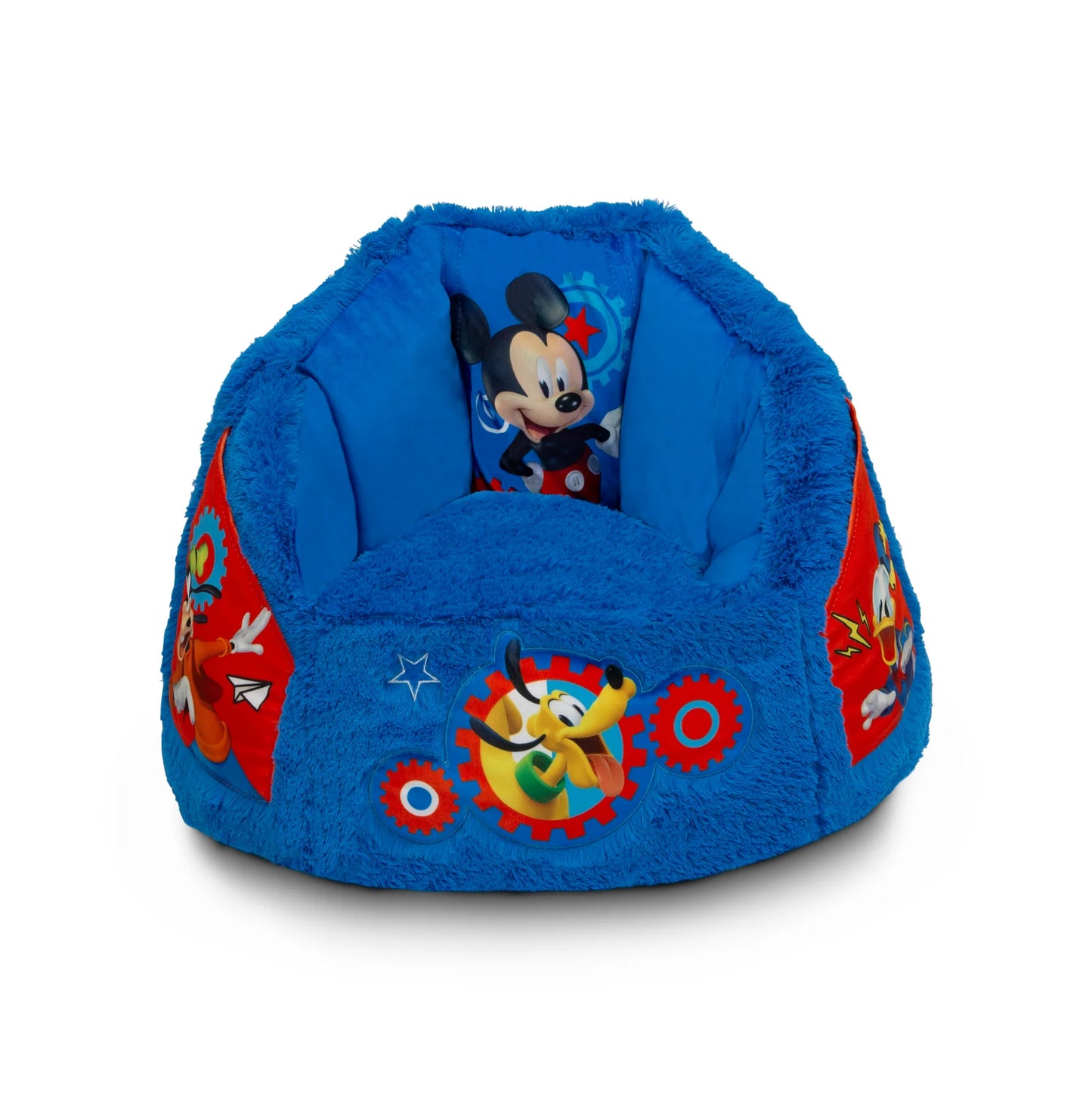 Delta Disney Mickey Mouse Kids Fluffy Upholstered Chair | Ages 2+