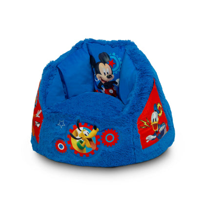 Delta Disney Mickey Mouse Kids Fluffy Upholstered Chair | Ages 2+