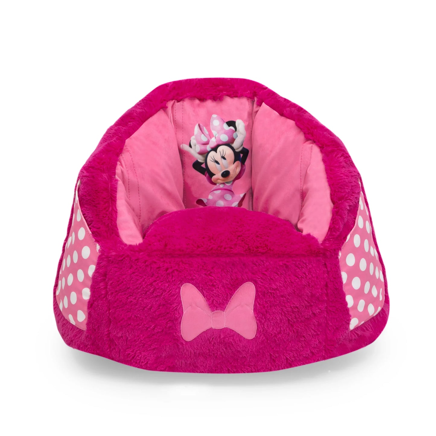 Delta Disney Minnie Mouse Kids Fluffy Upholstered Chair | Ages 2+