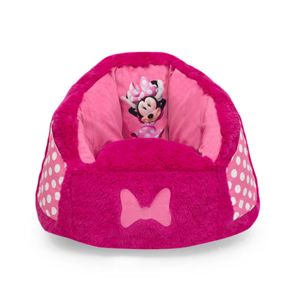 Delta Disney Minnie Mouse Kids Fluffy Upholstered Chair | Ages 2+
