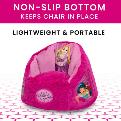 Delta Disney Princess Kids Fluffy Upholstered Chair | Ages 2+
