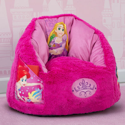 Delta Disney Princess Kids Fluffy Upholstered Chair | Ages 2+