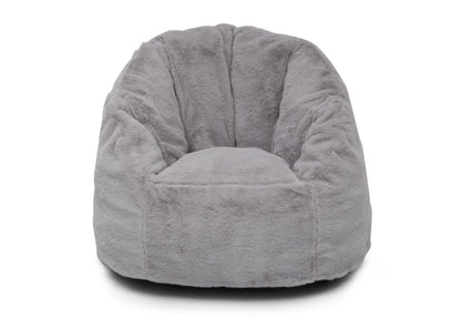 Delta Kids Fluffy Upholstered Chair & Bamboo Lap Desk Set | Ages 2+