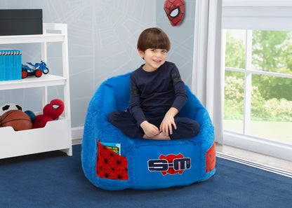 Delta Spider-Man Kids Fluffy Upholstered Chair | Ages 2+