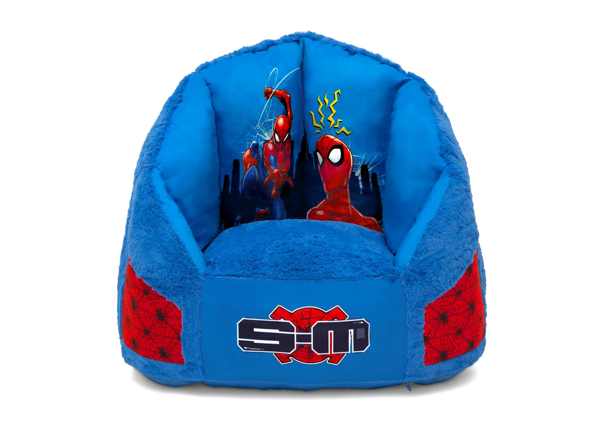 Delta Spider-Man Kids Fluffy Upholstered Chair | Ages 2+
