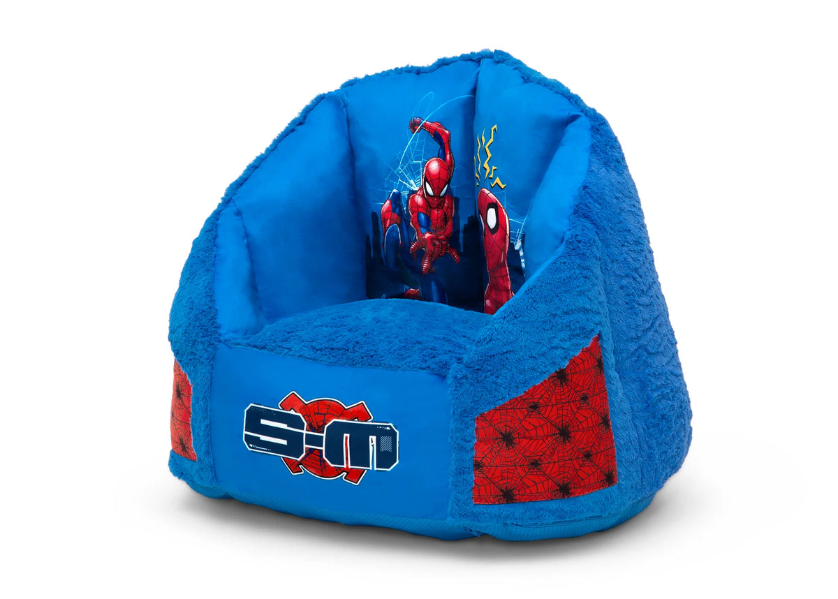 Delta Spider-Man Kids Fluffy Upholstered Chair | Ages 2+