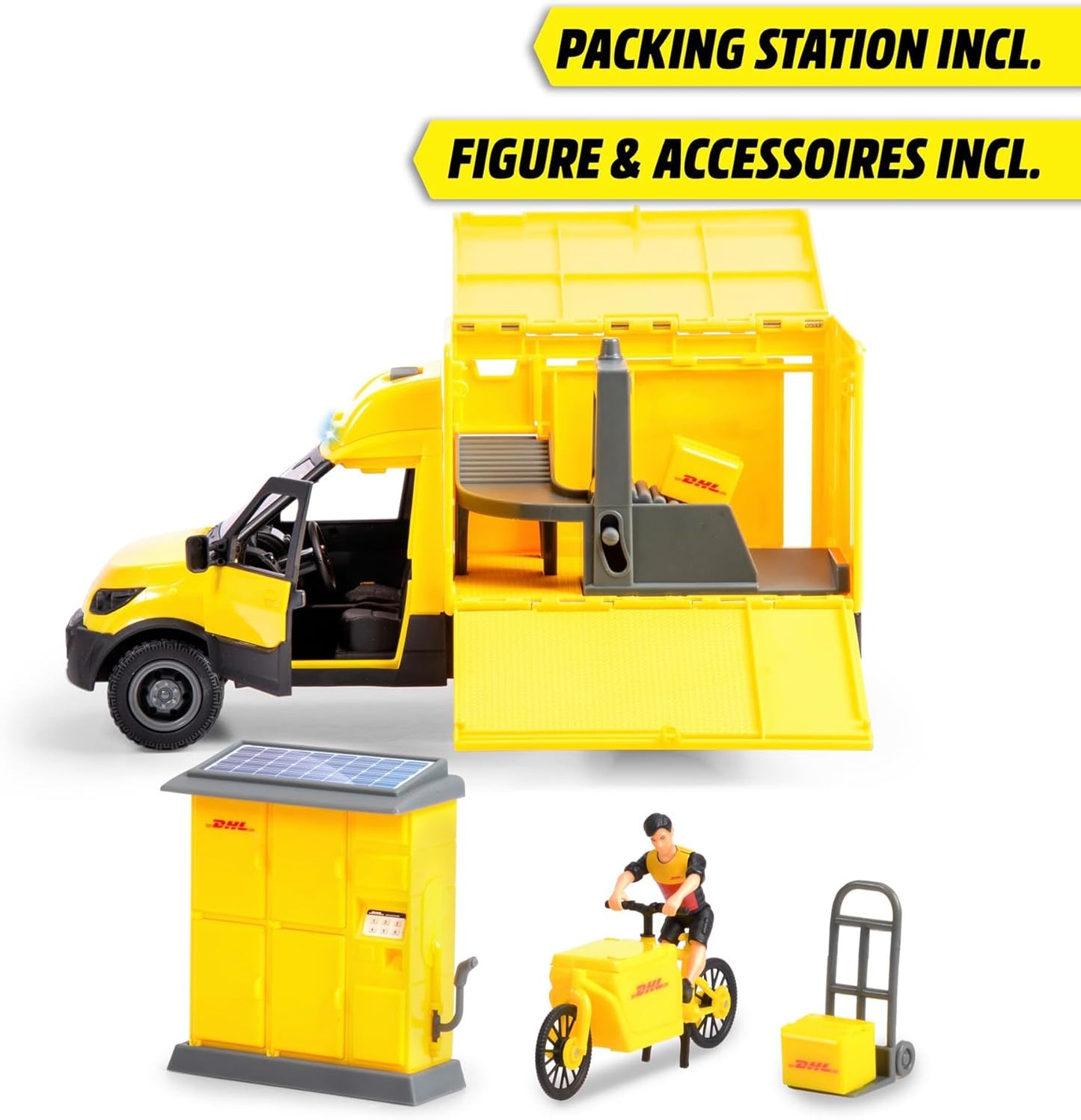 Dickie Toys DHL Delivery Toy Vehicle