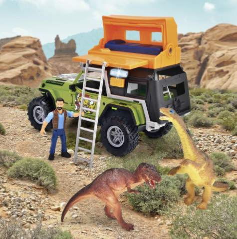 Dickie Toys Dino Camper Toy Vehicle