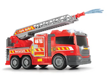 Dickie Toys Fire Truck – 36cm Fire Fighter Rescue Vehicle with Lights, Sounds & Water Pump