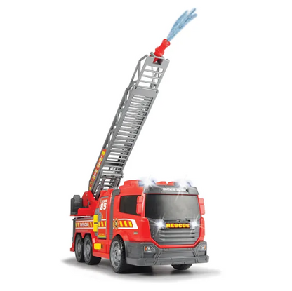 Dickie Toys Fire Truck – 36cm Fire Fighter Rescue Vehicle with Lights, Sounds & Water Pump