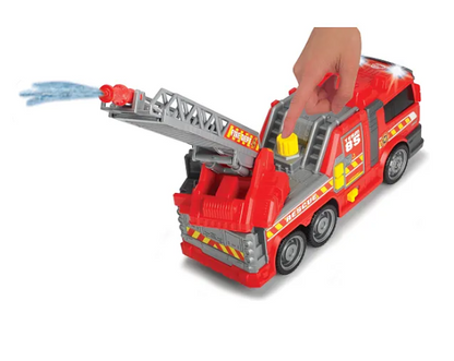 Dickie Toys Fire Truck – 36cm Fire Fighter Rescue Vehicle with Lights, Sounds & Water Pump