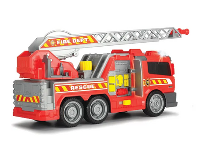 Dickie Toys Fire Truck – 36cm Fire Fighter Rescue Vehicle with Lights, Sounds & Water Pump