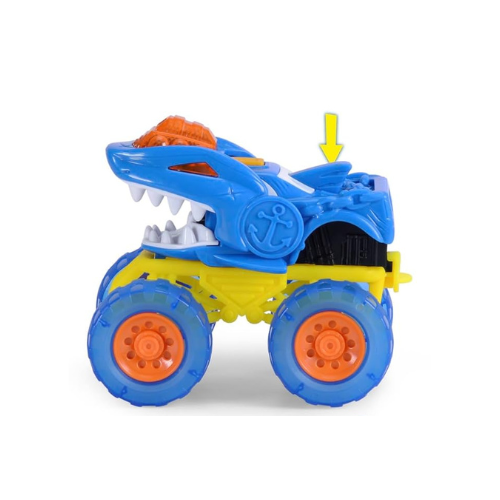 Dickie Toys Monster Squad Car - Blue Shark