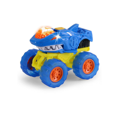 Dickie Toys Monster Squad Car - Blue Shark