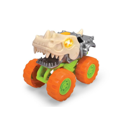 Dickie Toys Monster Squad Car - Cream Dinosaur