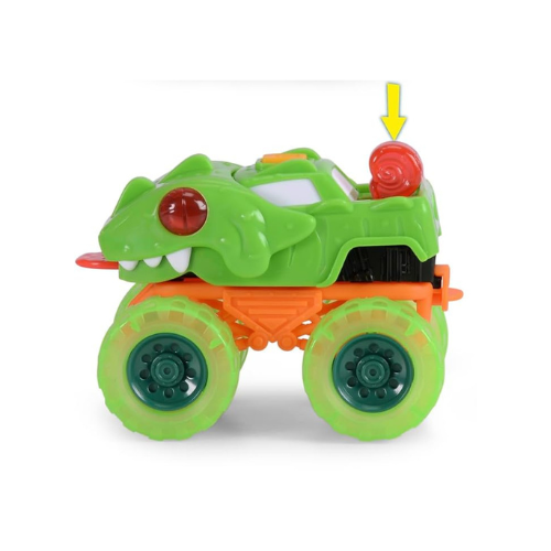 Dickie Toys Monster Squad Car - Green Lizard