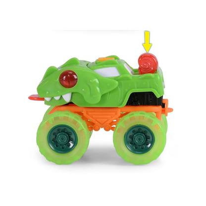 Dickie Toys Monster Squad Car - Green Lizard