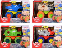 Dickie Toys Monster Squad Car Toy Bundle