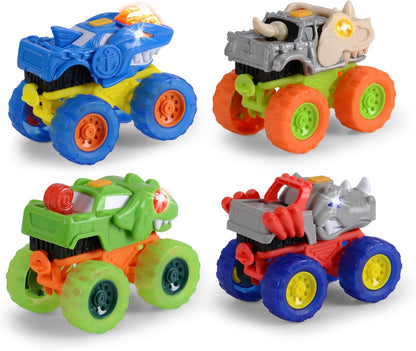 Dickie Toys Monster Squad Car Toy Bundle