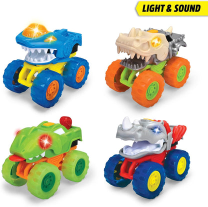 Dickie Toys Monster Squad Car Toy Bundle