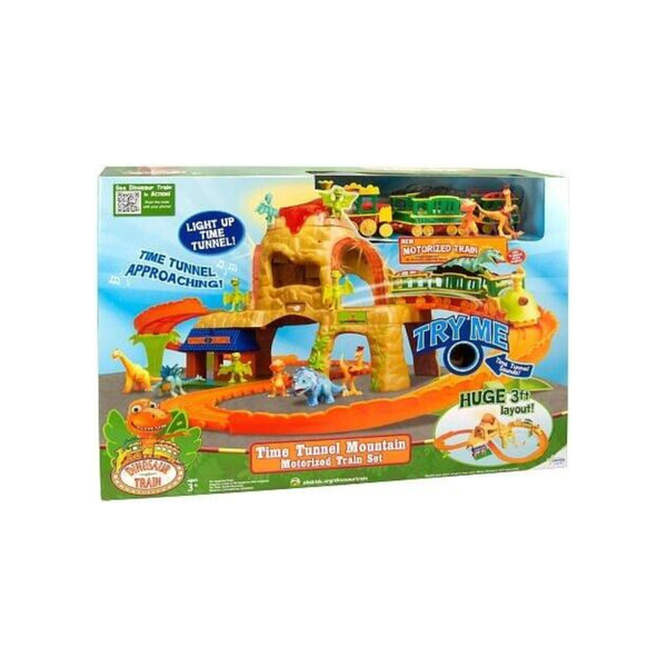 Dinosaur Train Time Tunnel Mountain Motorized Play Set Toyland